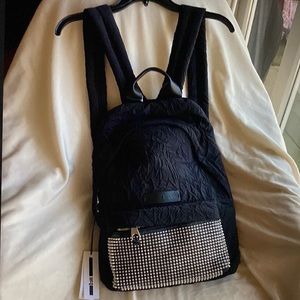 McQ Unisex Studded Logo Leather Detailed Backpack New With Tags